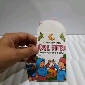 Kertas Amplop Lebaran Angpao Angpau Hari Raya Idul Fitri Islami Unik Lucu Aesthetic murah Amplop Praktis Tinggal pakai