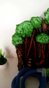 Tebing Variasi Air Terjun Lebar Sisi Tinggi 30cm Panjang 25cm