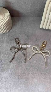 Gantungan Tas Pita Keychain Bag Charm Gantungan Kunci Beads Pearl Aesthetic
