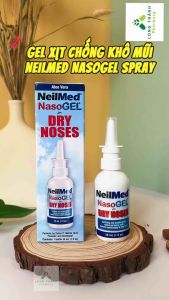 Gel Xịt Chống Khô Mũi Neilmed Nasogel For Dry Noses - Giúp giữ ẩm giảm tình trạng khô mũi - Nhập khẩu Mỹ (Chai 30ml)