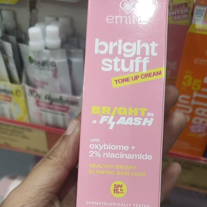[GJK] Emina Bright Stuff Tone Up Cream 20 mL - Pelembab Wajah Mencerahkan Instan Perlindungan dari Sinar UV