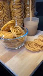Homemade butter murukku