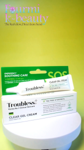 Troubless Clear Gel Cream Tea Tree 4-Terpineol 15ml/0.05 fl.oz Exp : Nov 16 2028