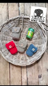 คลินิกของผ้าของใหม่ กระเป๋าใส่ขวดยาดมหงส์ไทย สายคล้องคอ (สีเหลือ ขนาด M และ สีดำ ขนาด S) 💖