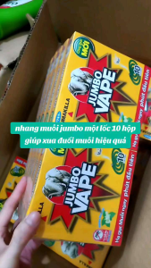 [HCM]COMBO 10H NHANG MUỖI JUMBO HẠ GỤC MUỖI NGAY PHÚT ĐẦU TIÊN