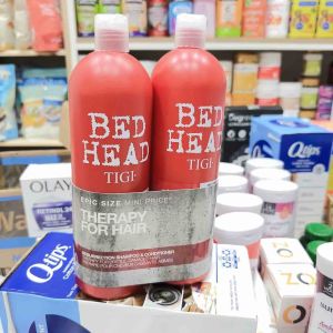 [Đủ bill Store + Air] Cặp dầu gội xả phục hồi tóc hư tổn Tigi đỏ Bed Head 750ml Của Mỹ