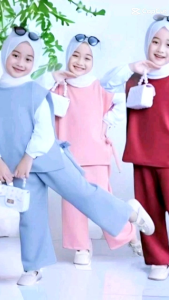 setelan  anak  perempuan keren kekinian  . setelan Cika .3. in  . setelan anak viral terbaru