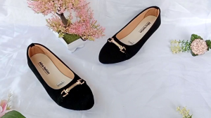 Adiva A 0-15 flat shoes sepatu terbaru variasi flat terlaris termurah sepatu kerja hitam best seller