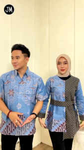 Batik Pasangan Sarimbit: Batik Kantor Couple & Blouse Batik Kekinian