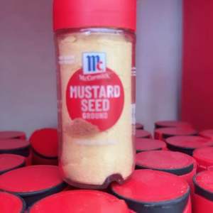 McCormick Mustard Seed Ground 36g Small Bottle - Perfect for Cooking & 🧂