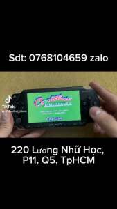 Máy game PSP 1000 trắng + thẻ 16GB có game theo yêu cầu ps1 nes neogeo GBA - hàng chính hãng Sony