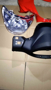 batok depan belakang suzuki smash new totok depan belakang smash new warna biru plus reflektor lampu depan berkualitas