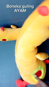 Boneka guling ayam imut lembut halus 50cm 80cm