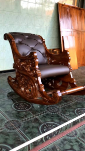 PRMO KURSI GOYANG/MALAS KAYU JATI