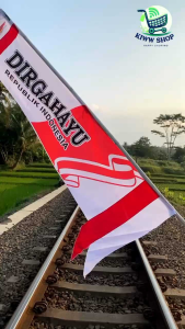 BENDERA UMBUL UMBUL JUMBO BANDIR SEMI DIRGAHAYU 37 METER