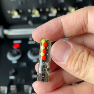 T10 Lampu Sen Senja 12Volt & 24Volt COB RGB Nyala Fade & Strobo