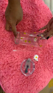 Mug Gelas Tumbler Dengan Sedotan Go Green Milk Cup Tumbler Glass With Straw 6WQ730