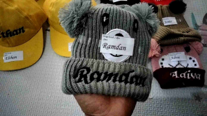 Kupluk Rajut Bayi Bordir Nama: Aksesoris Bayi Berkualitas