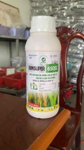 BIM SUPER 650 SC SẠCH ĐẠO ÔNCHÁY LÁ VÀNG LÁ TRÊN LÚA GIÚP ĐỨNG LÁ XANH LÁ CHAI 480ML