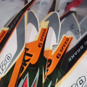 DECAL STRIPING SATRIA ORANGE STRIPING SATRIA LUMBA ORANGE LIST BODI SATRIA LUMBA ORANGE