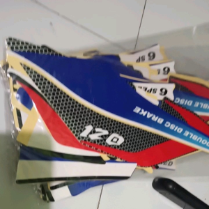 STRIPING SATRIA BIRU PUTIH STRIPING DECAL SATRIA LAMA SATRIA LUMBA BIRU PUTIH