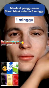 Masker Wajah Retinol BEOTUA Sheet Mask Anti-Aging Moisturizing Kulit Berkilau