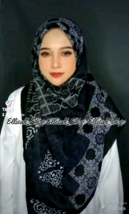 ELLISAH HIJAB JUMBO SYARI MOTIF SUBLIME PRINTING