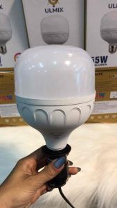 หลอดไฟตุ้มทรงใหม่ล่าสุด!!  55วัตต์ (วัตต์เต็ม) เป็นหลอดLED มาพร้อมขั่วและสายหลอดไฟ  ซื้อไปพร้อมใช้งานได้เลยคับ หลอดไฟประหยัดพลังงาน หลอดไฟเป็นLED ขั้ว E27 หลอดซุปเปอร์สว่าง ( แสงสีขาว )