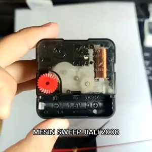 Mesin jam dinding sweep jiali M 2008 mesin jam dinding sweep tanpa suara model drat 125 mm