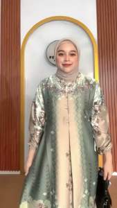 Gamis Silk Premium Grade A Gamis Muslim Terbaru Gamis Pengajian dan Kondangan Mewah Gamis Mewah