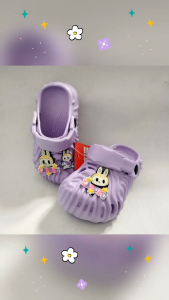 Sandal Sepatu Baim anak perempuan Labubu Nakis ukuran 20-35 Fashion