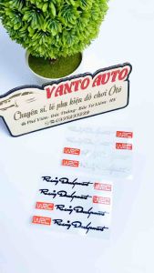 Bộ 4 Tem Decal Dán Tay Nắm Cửa Ô Tô