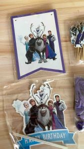42pcs Frozen Elsa Anna Birthday Theme Party Decorations