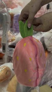 Gấu Bông Tai Thỏ Quả Dâu Tây Gấu Bông Biến Hình Dễ Thương mẫu siêu đẹp Thú Bông Thú Nhồi Bông