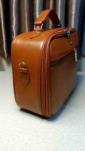 กระเป๋าใส่ผ้าไตรจีวร ใส่ผ้าสังฆาฏิ หนังวัวแท้