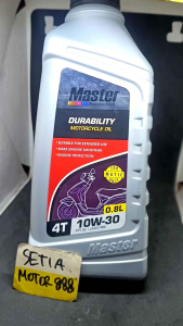 Oli Mesin MASTER DURABILITY 10W-30 0.8L API SL JASO MB FOR MATIC ONLY Vario Beat PCX ADV Scoopy