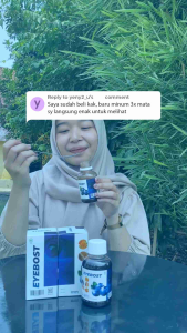 EYEBOST Madu Kesehatan Mata Suplemen Herbal & Vitamin Untuk Mata Minus