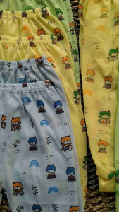 Celana Panjang Bayi 0-4 Bulan Full Print Motif Pelangi