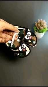 Sandal Anak Baby Bunyi Loreng 0/18 Bulan Sendal Bayi