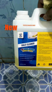 Cairan Pembersih Kerak Keramik Rumah Kamar Mandi Westafel Toilet Cleaner 1 Liter Bonus Kuas & Sarung Tangan