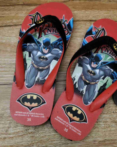 Sandal Jepit Batman Anak Laki-Laki Usia 9-12 Tahun Size 33-37