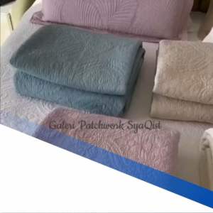 CADAR COTTON SYAQIST PATCHWORK SUPER KING @ SUPER QUEEN PREMIUM EMBROIDERY SONGKET / CADAR KAHWIN