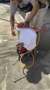 เครื่องพ่นยา4จังหวะ ผึ้งเพชร ปั้มทองเหลือง มีหม้อลม เพิ่มความแรง