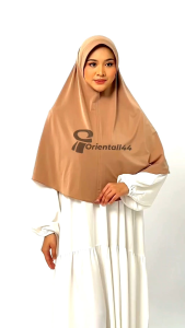 JILBAB BERGO SABIT Jumbo Jersey premium / Hijab Instan Bergo Pad Sabit Jersey Jumbo
