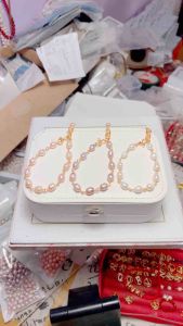 Bersertifikat gelang mutiara air tawar lombok rantai anti karat