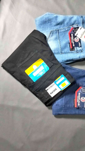 Celana Jeans Panjang Slimfit Pria Kekinian Distro Hitam Navy Biru
