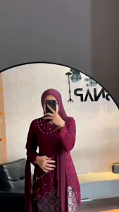 Setelan Kebaya Ivanka//Kebaya wisuda//Kebaya Modern//Kebaya Wanita Pesta Jumbo//Kebaya Set Hijab