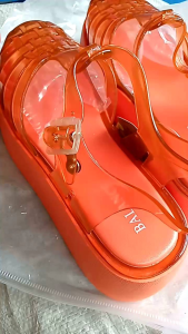 FLATSHOES WEDGES JELLY IMPORT WANITA KEKINIAN BALANCE 23-2-A