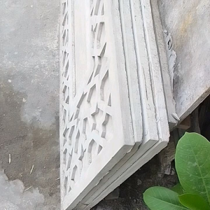krawangan mihrab tebal 2cm buat besar volume dan ketebalan material silakan chat terlebih dahulu.