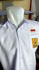 Baju Seragam Sekolah SMP Lengan Pendek & Panjang